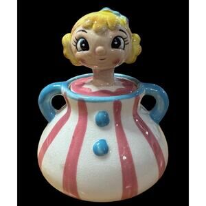 Vintage Holt Howard Coquette Condiment PixieWare jar RARE MCM 1950's
